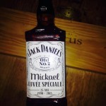 Personnalisation de bouteille Jack Daniel's anniversaire